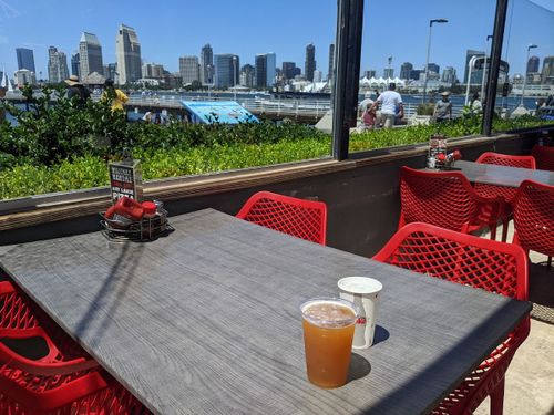 Village Pizzeria Bayside, a happy hour spot in San Diego