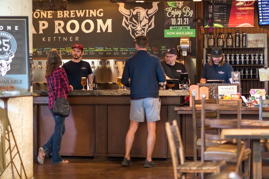 Stone Brewing Tap Room - Kettner