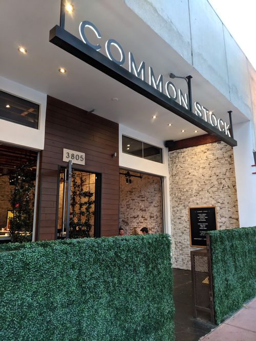 Common Stock, a happy hour spot in San Diego